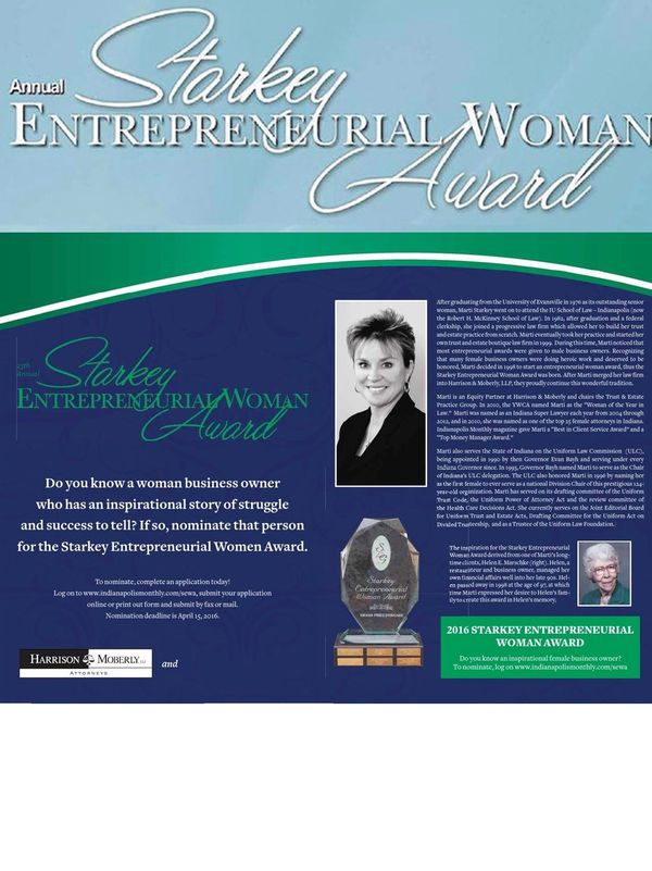 Starkey Entrepreneurial Woman Award