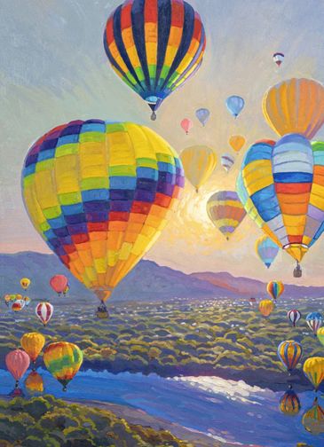 51st Annual Albuquerque International Balloon Fiesta 2023 poster.