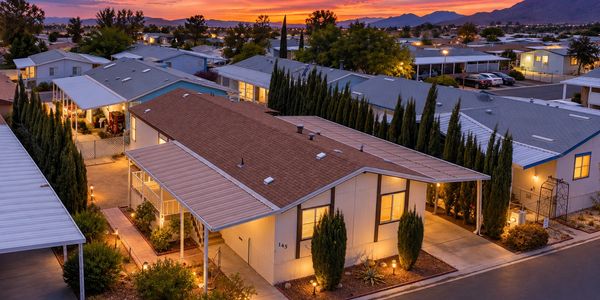 Image of residential realty home for sale for the real estate market drone shoot