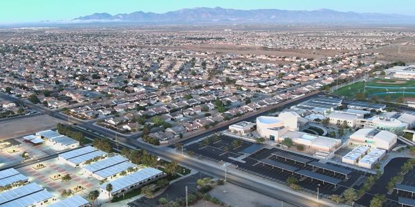 Community birds-eye and neighborhood views included