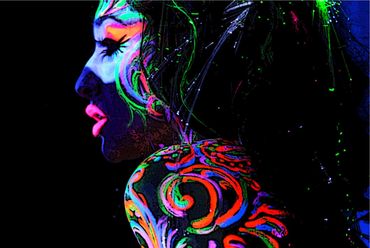 Blacklight UV Body Art Paint