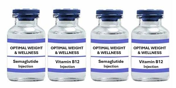Optimal Weight & Wellness Semaglutide medical weight loss vials
