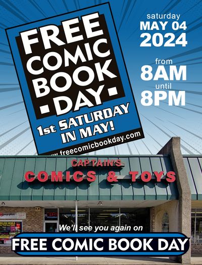Free Comic Book Day at Captain's Comics and Toys