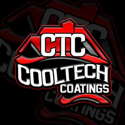CoolTech Coatings logo with bold red and white text.