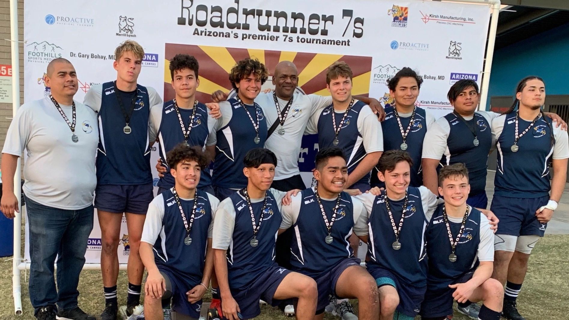 2019  U18 Boys Road Runner 7's 2nd Place
