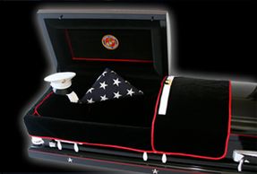 military veterans casket