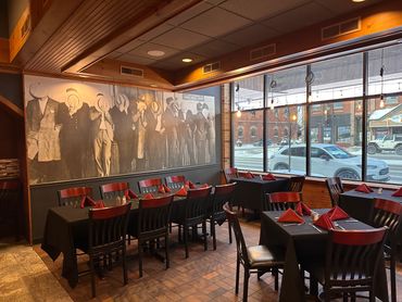 Dim lights, jazz, and history