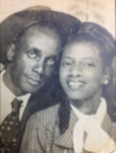 Alphonse Blacher with his wife Viola.