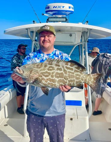 Black Grouper fishing charter Fort Myers Cape Coral, Bluewater Offshore Charters