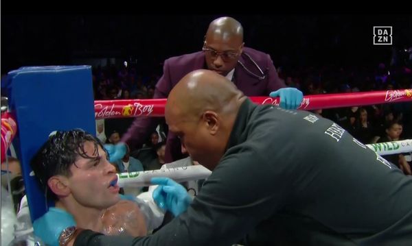 Orthopedics and Sports Medicine Doctor working as a ringside physician for a boxing event