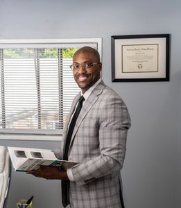 Sports Medicine and Orthopedic specialist in his office located in Nanuet, NY.