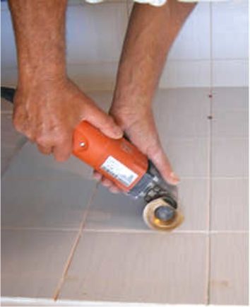 Grout Removal and regrouting