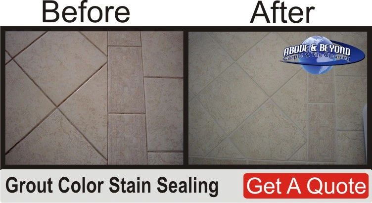 Grout Color Stain Sealing