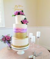 multi tiered cake are usually for weddings but can absolutely be used for any occasion 