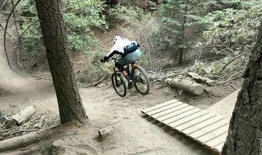 Mountain biking Lake Arrowhead, Santa's Village Sky Park