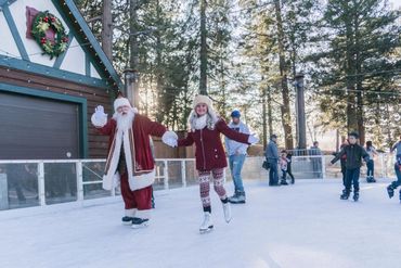 Ice skate, Skate with Santa, Skypark Santa's Village