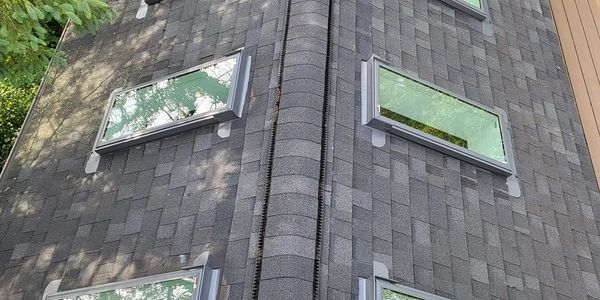 Velux Skylights Installed on a roof by Discount Skylight LLC