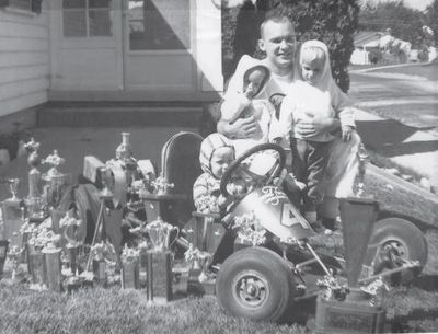 John Klotz and Daughters,  left to right: Michelle, Patsy and Sherri.