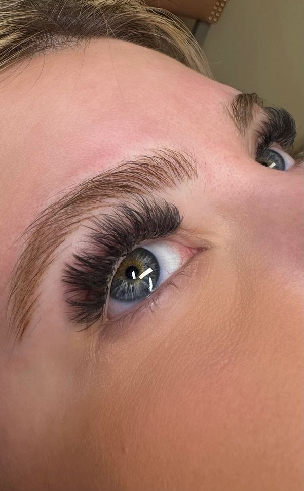 BROW WAX AND TINT PERMANENT BROWS MICROBLADING NATURAL BROWS HAIRSTROKES