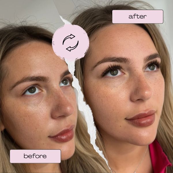 doll eye, hybrid lashes, brown lash extensions, UV lash extensions, long lasting natural wispies