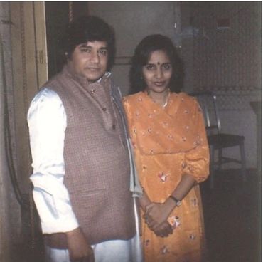 Bharti with Anup Jalota
