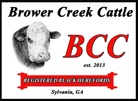 Brower Creek
      Cattle 
Black Herefords