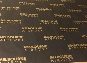 Corporate printing for Melbourne Aitport 
