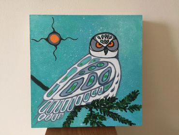 Owl Painting
