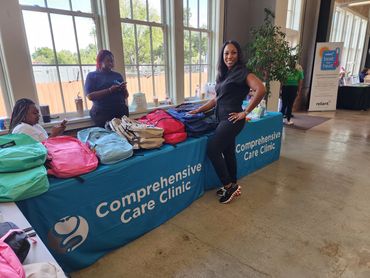 Backpack Drive 
Partnered with Comprehensive Care Clinic.
Houston, Texas 2023