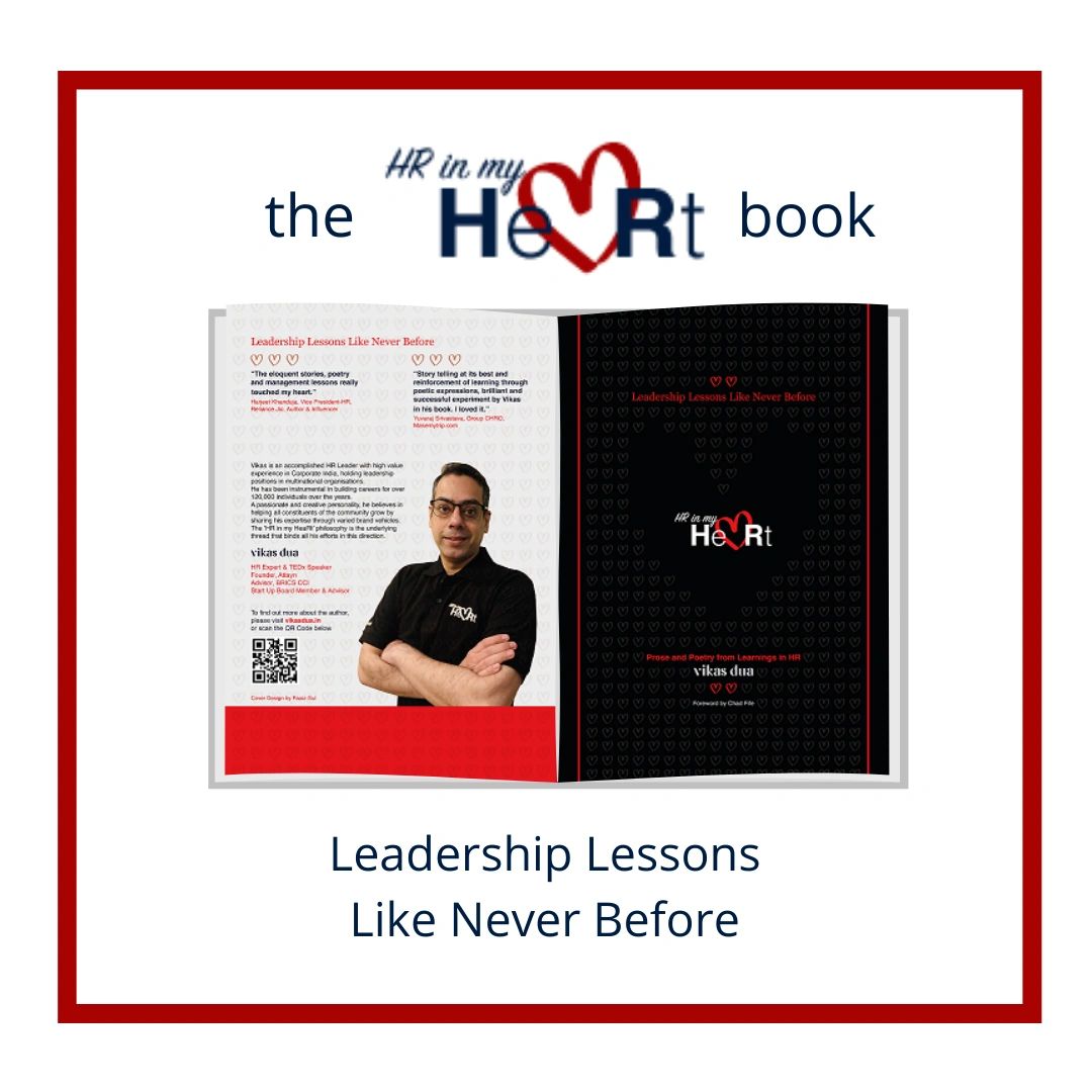 Image of HR in my HeaRt Book - Leadership Lessons Like Never Before by Vikas Dua.