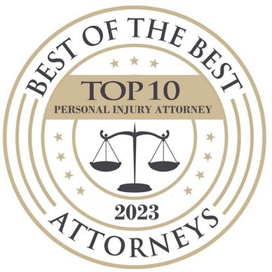 2023 BEST OF THE BEST
TOP 10 PERSONAL INJURY ATTORNEY