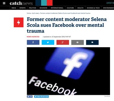 Former content moderator Selena Scola sues Facebook over mental trauma http://www.catchnews.com/tech-news/former-content-moderator-selena-scola-sues-facebook-over-mental-trauma-134177.html