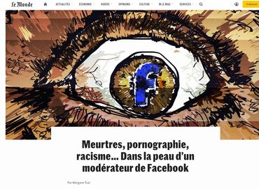 Meurtres, pornographie, racisme… Dans la peau d’un modérateur de Facebook https://www.pinterest.com/pin/525513850267977825/