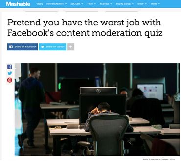 Pretend you have the worst job with Facebook's content moderation quiz https://mashable.com/article/facebook-content-moderator-quiz/