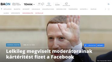 Lelkileg megviselt moderátorainak kártérítést fizet a Facebook