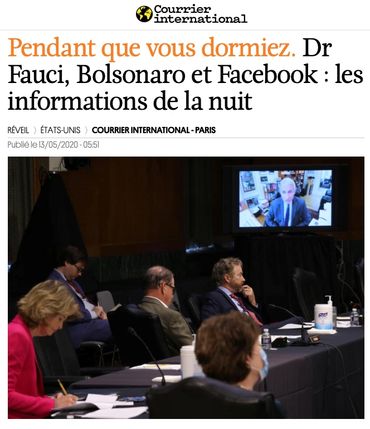 Pendant que vous dormiez.Dr Fauci, Bolsonaro et Facebook : les informations de la nuit