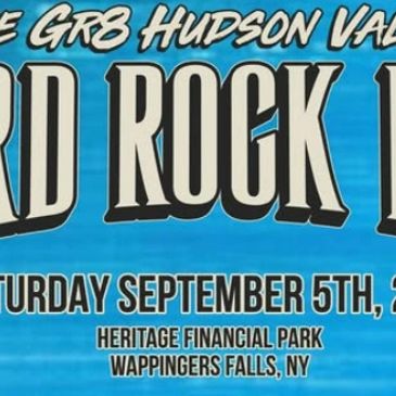 Event poster for rock fest in Wappingers Falls, NY.