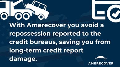 Avoid and stop car auto repossession without credit score damage reporting 