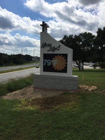 Digital LED Church sign