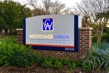 apartment monument signs