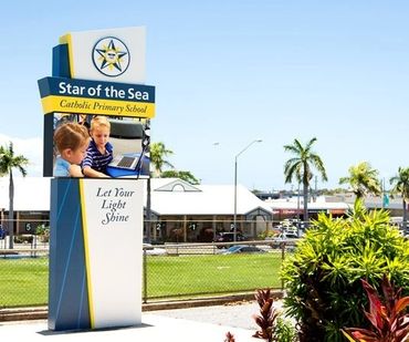 School monument signs
