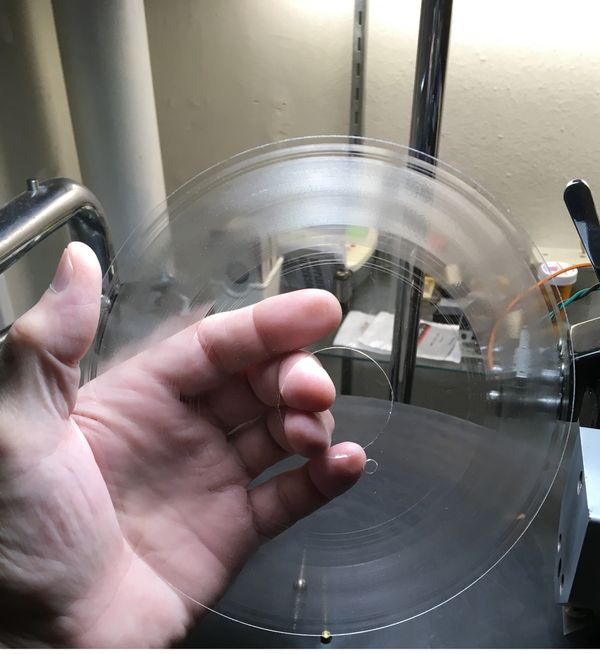 lathe cut records, short run vinyl, lathe cuts, 7" records, custom lathe cut vinyl records, one-offs