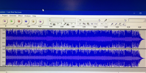 Normal digital audio suitable for vinyl lathe cuts