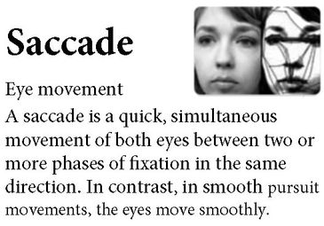With a concussion, the ability of the ocular muscles to track a moving object is effected and can be