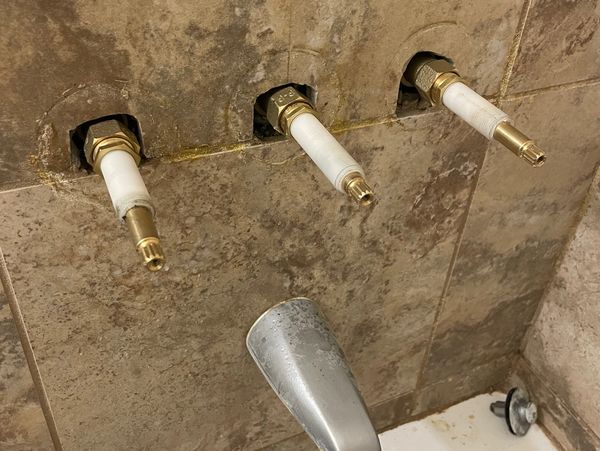 Leaky shower needed repair