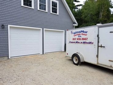 2 9 x 8 garage doors installed in Surry Maine