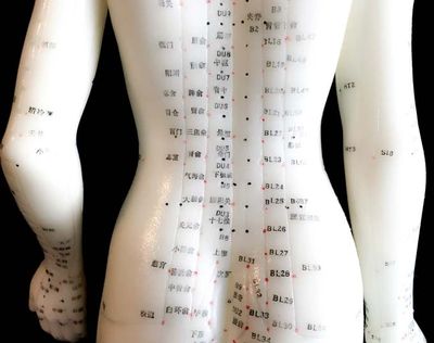 Acupuncture meridian points