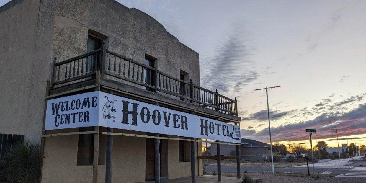 Historic Hoover Hotel, Columbus, NM.