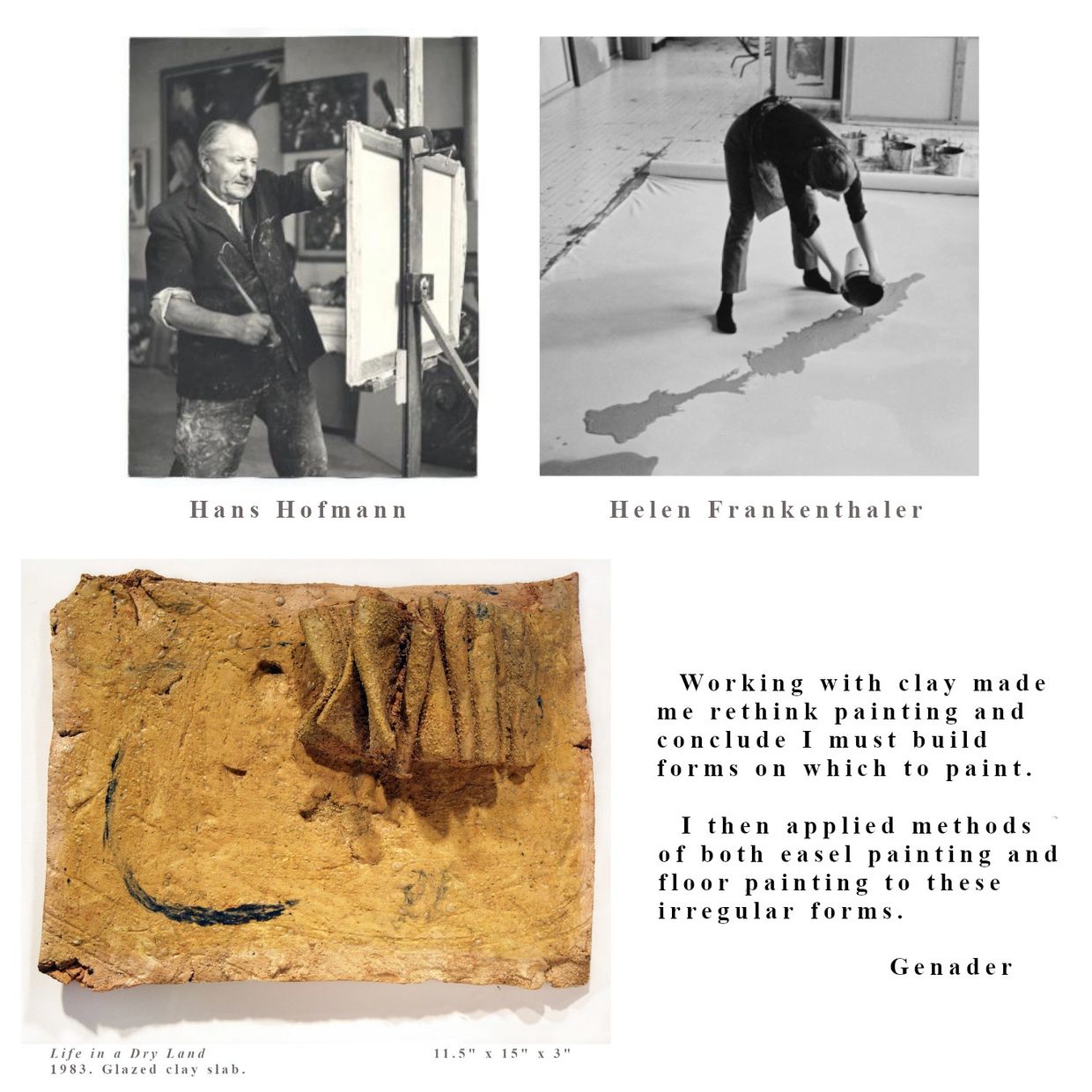 Hans Hofmann - Helen Frankenthaler painting