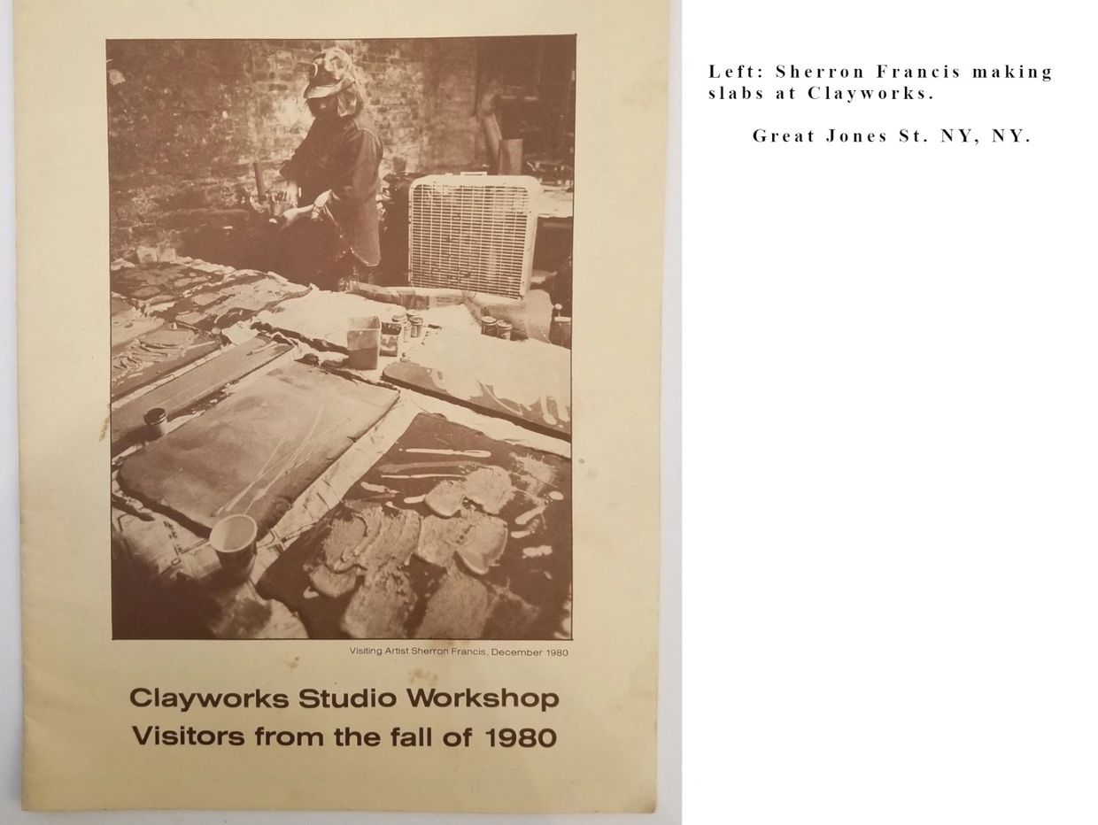 Sherron Francis at Clayworks Studio Workshop